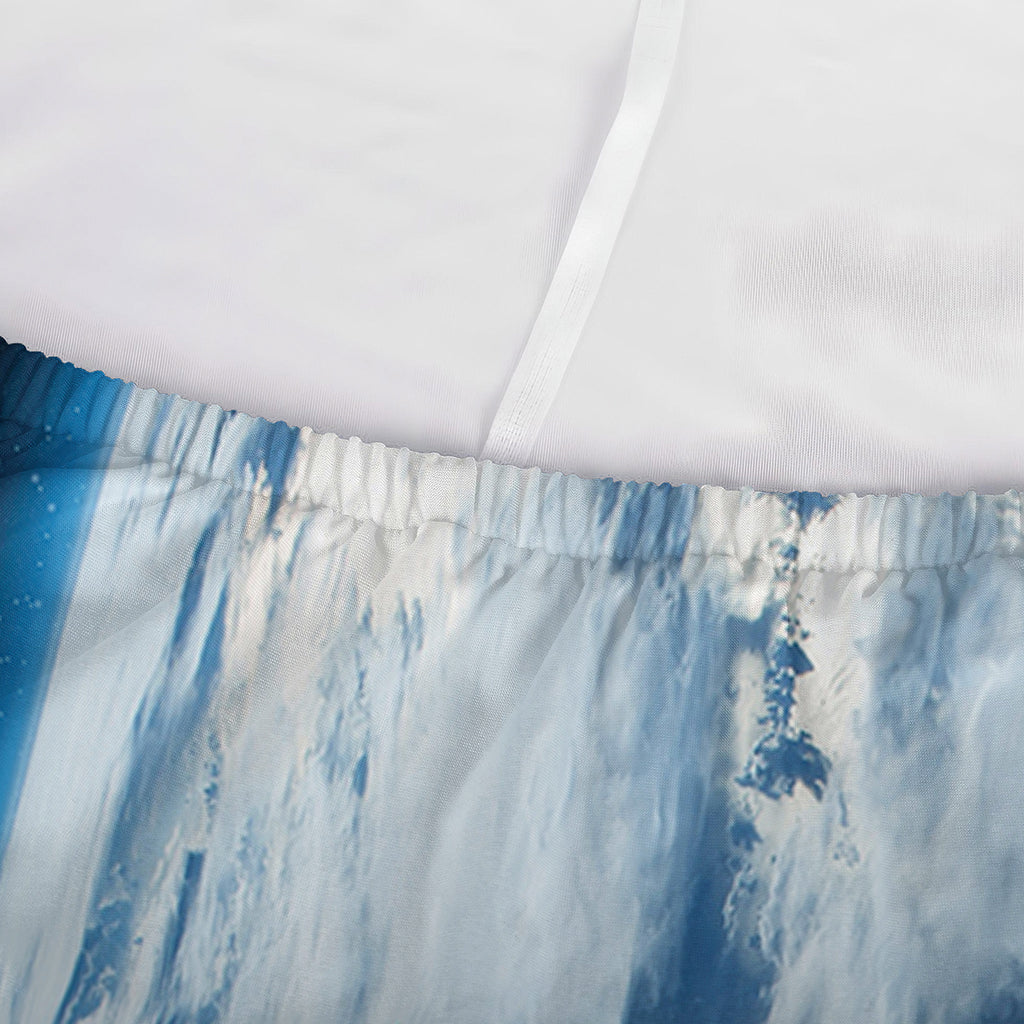 Space And Earth Print Sofa Cover