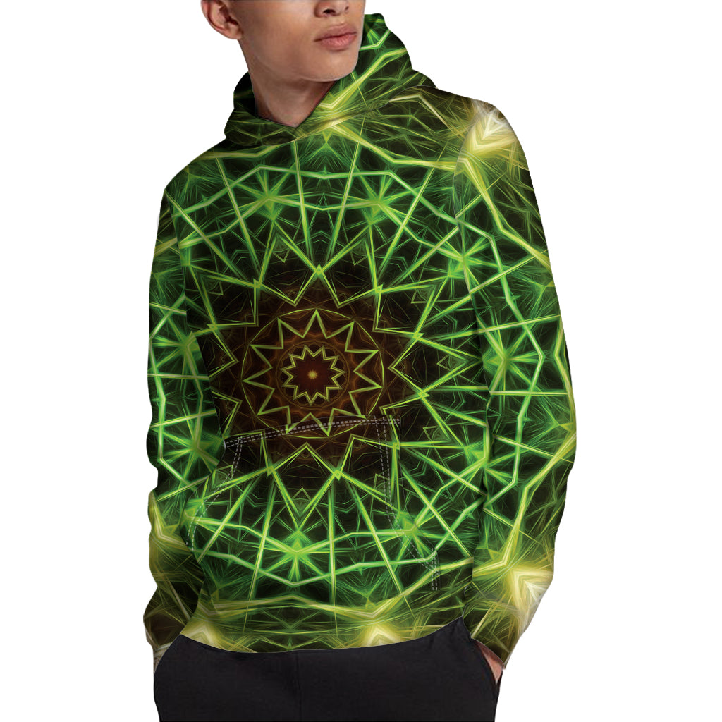 Sparkle Kaleidoscope Print Pullover Hoodie