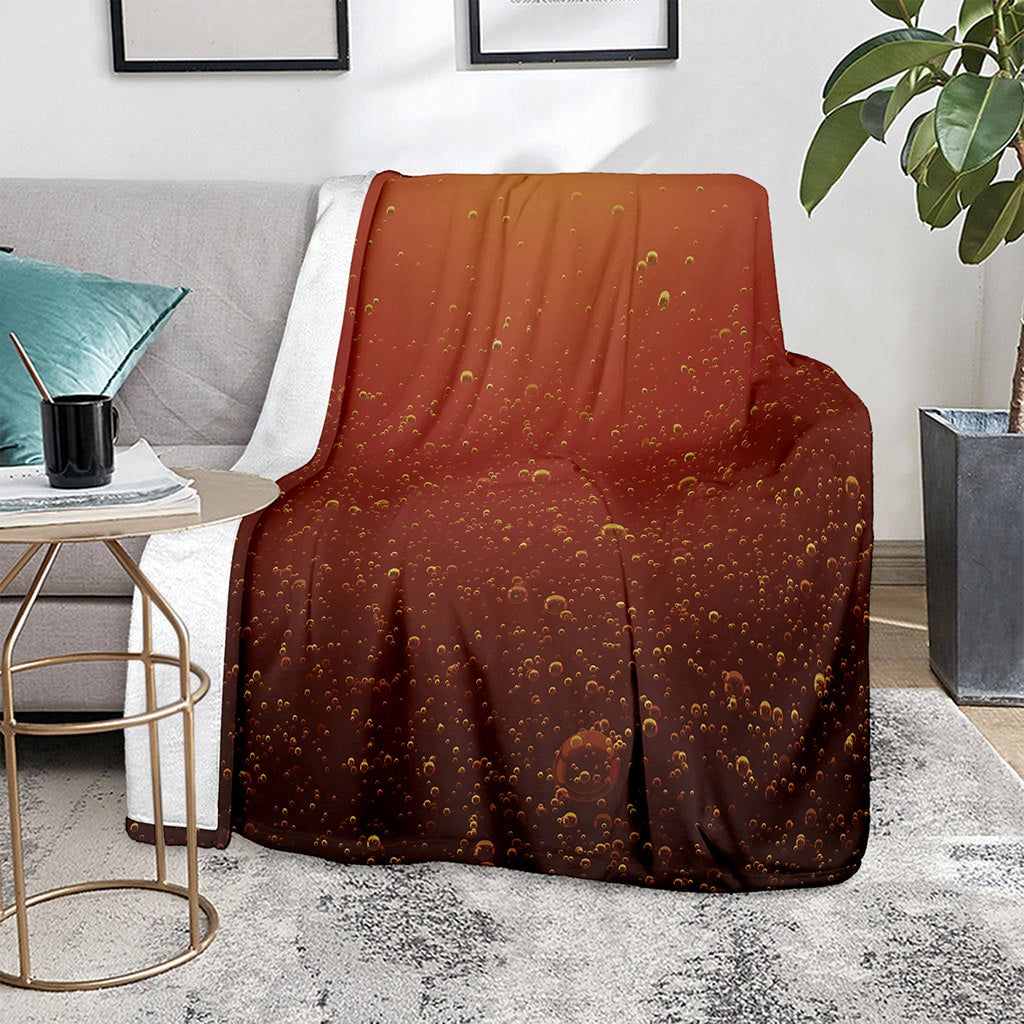 Sparkling Cola Print Blanket