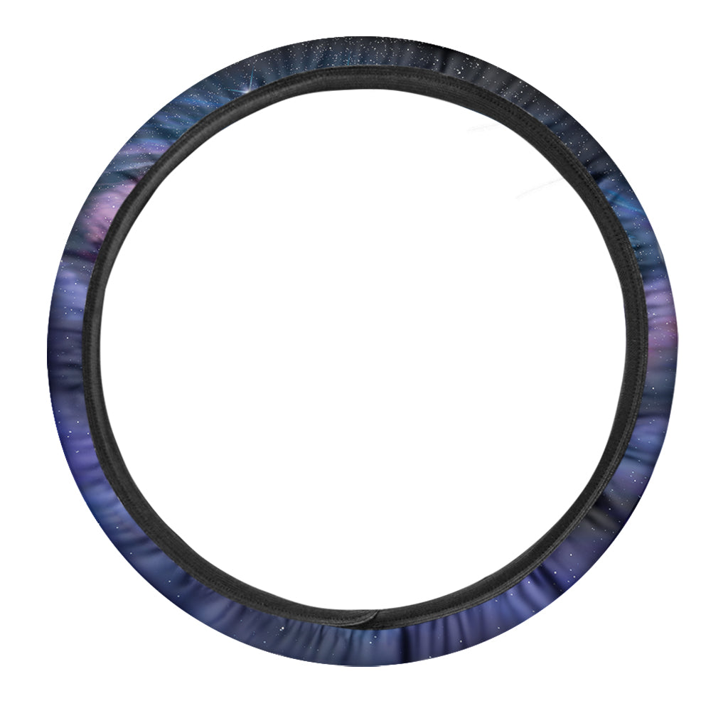 Spiral Milky Way Print Car Steering Wheel Cover