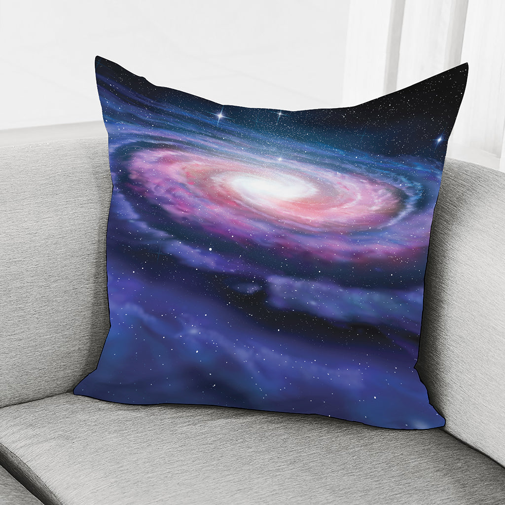 Spiral Milky Way Print Pillow Cover