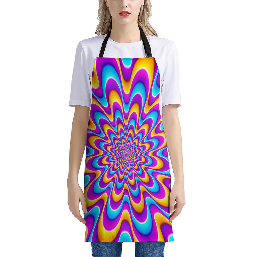 Splashing Colors Moving Optical Illusion Apron