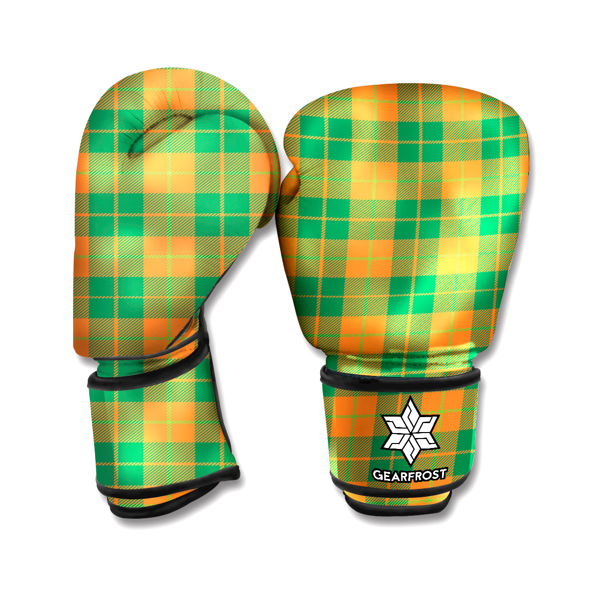 St. Patrick's Day Stewart Plaid Print Boxing Gloves