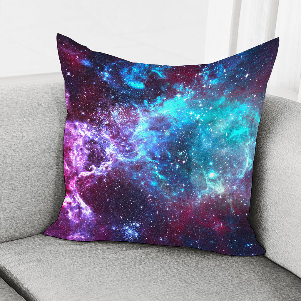Starfield Nebula Galaxy Space Print Pillow Cover