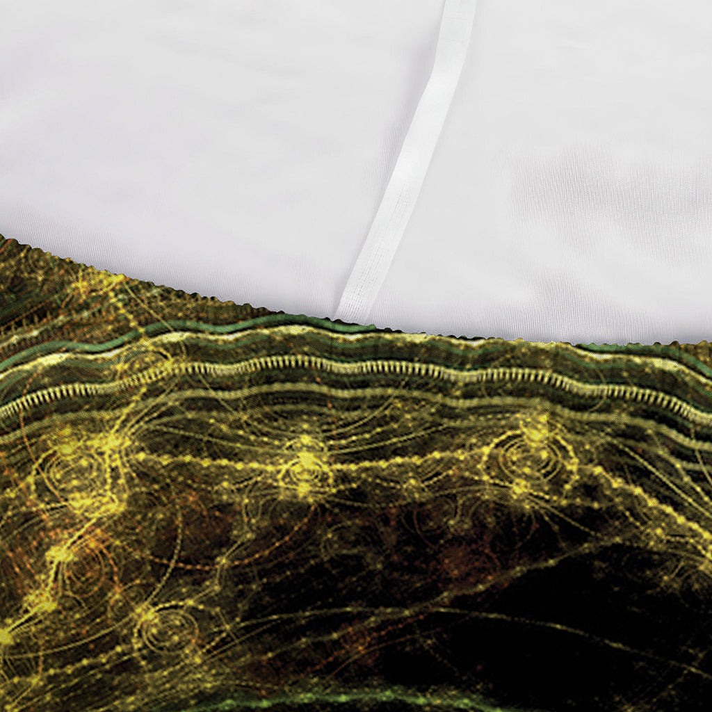 Steampunk Fractal Print Sofa Cover