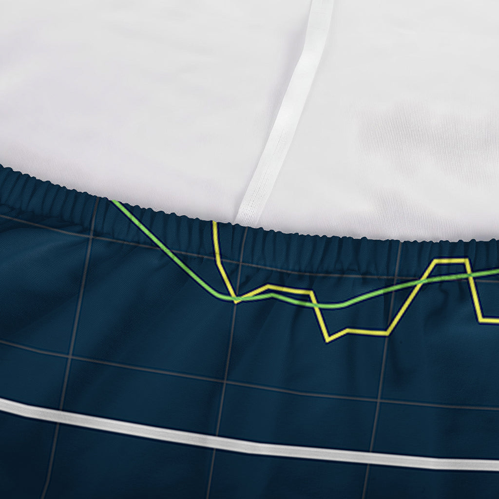 Stock Candlestick And Indicators Print Sofa Cover