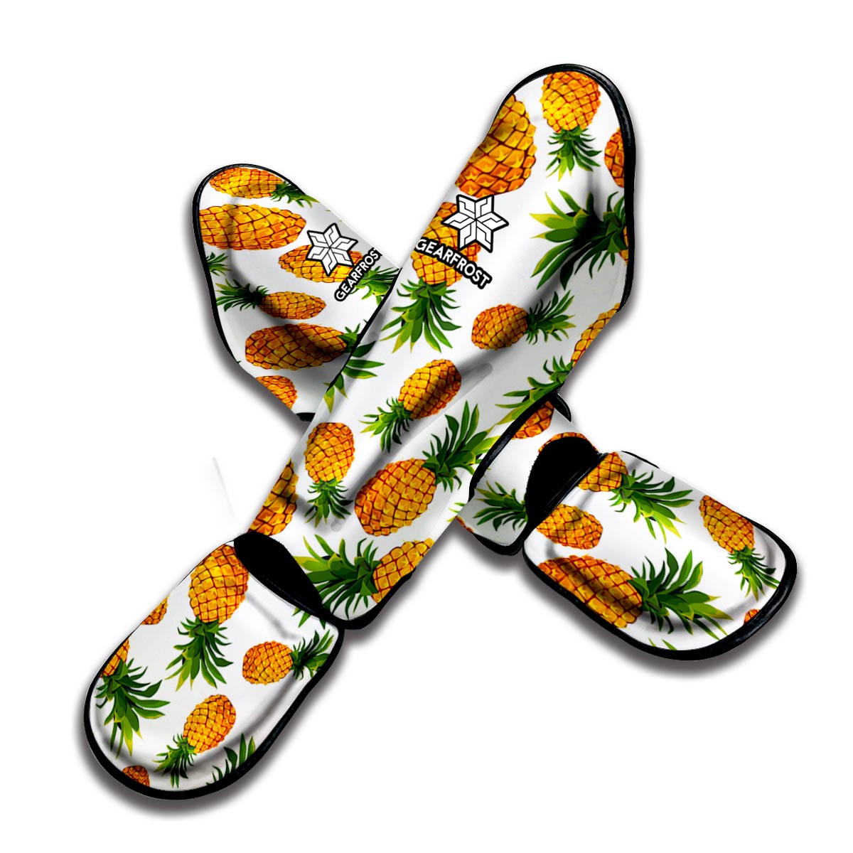 Summer Pineapple Pattern Print Muay Thai Shin Guard