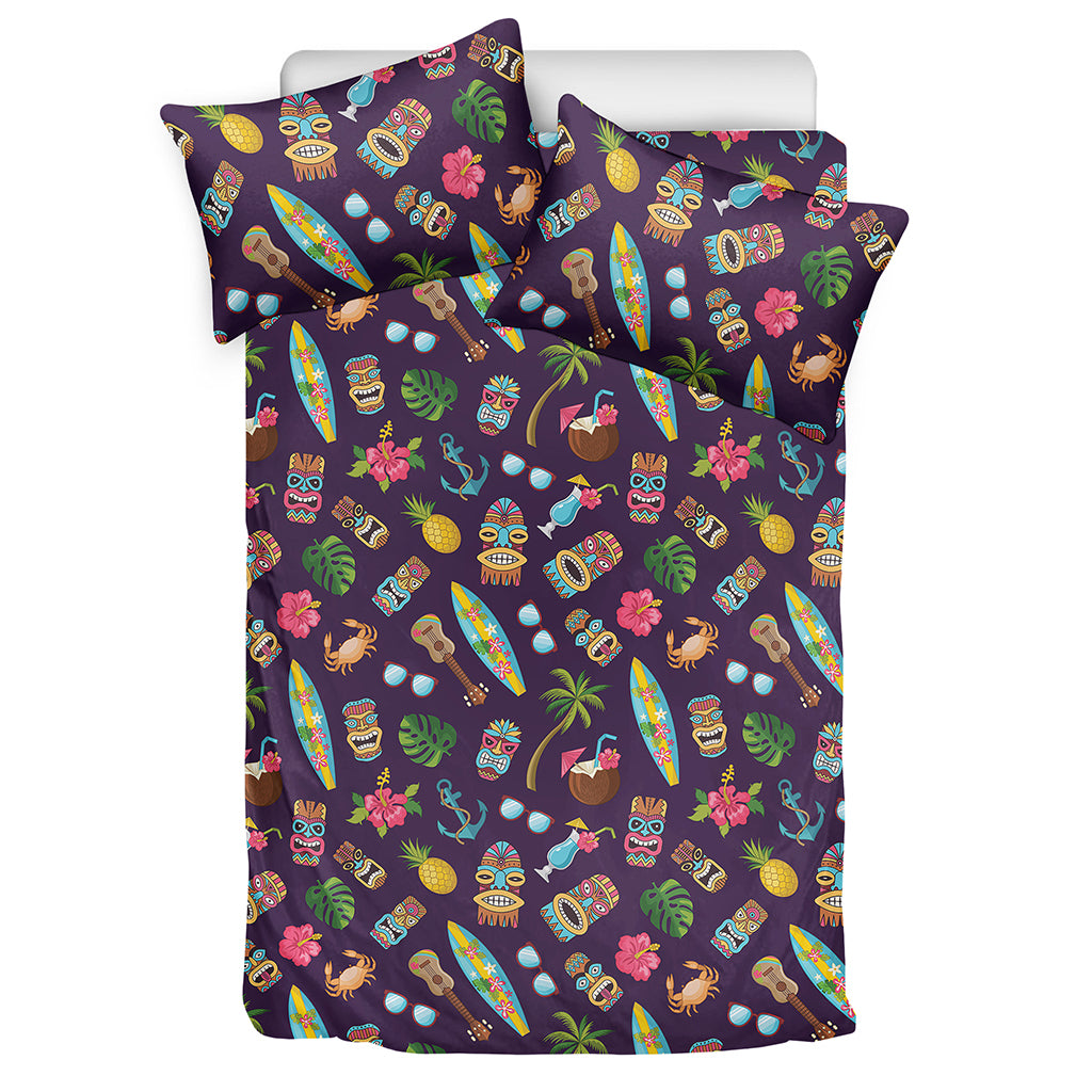 Summer Totem Pattern Print Duvet Cover Bedding Set