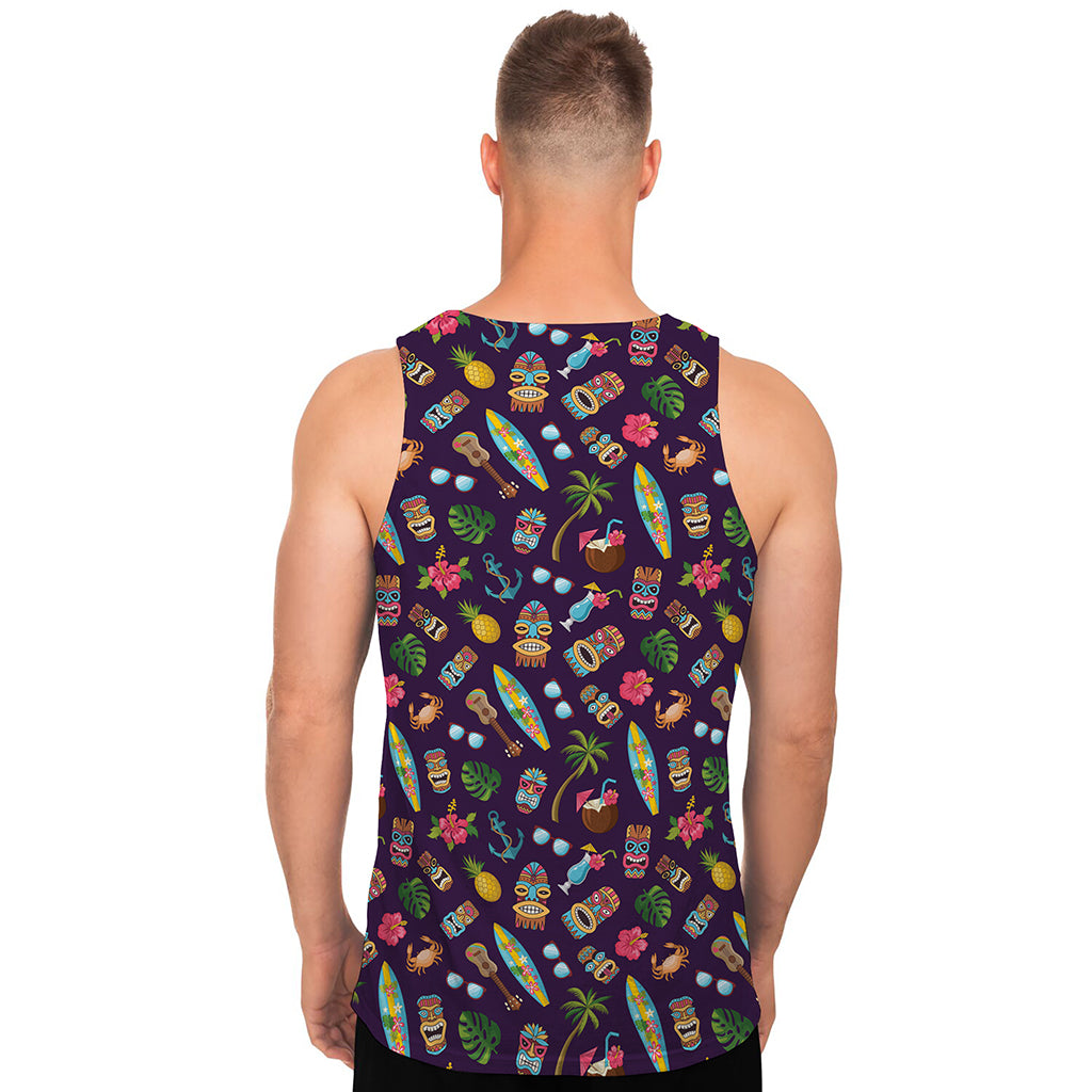 Summer Totem Pattern Print Men's Tank Top