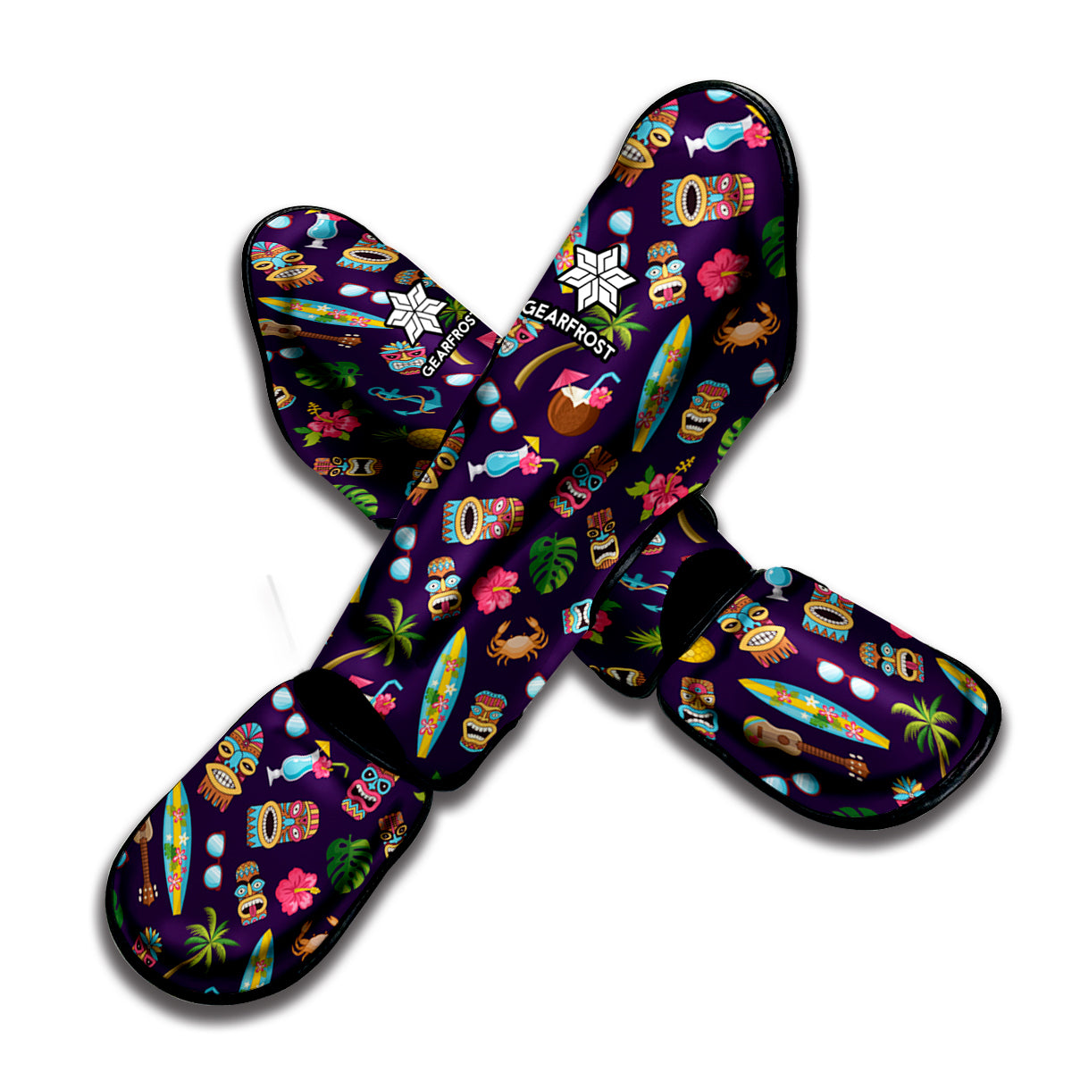 Summer Totem Pattern Print Muay Thai Shin Guard