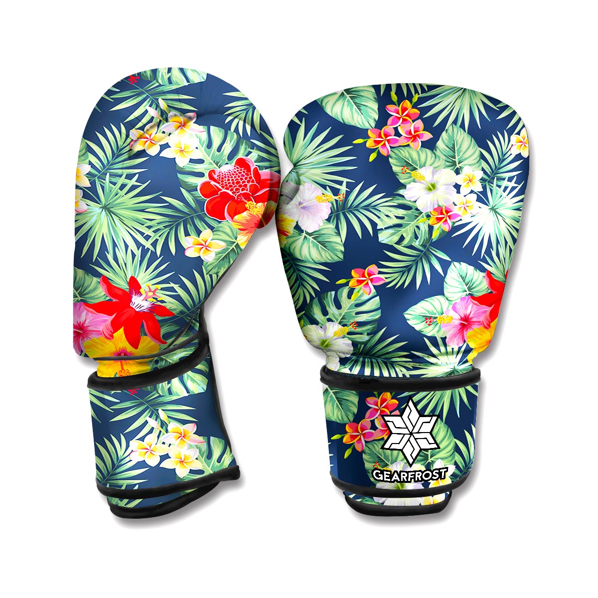 Summer Tropical Hawaii Pattern Print Boxing Gloves