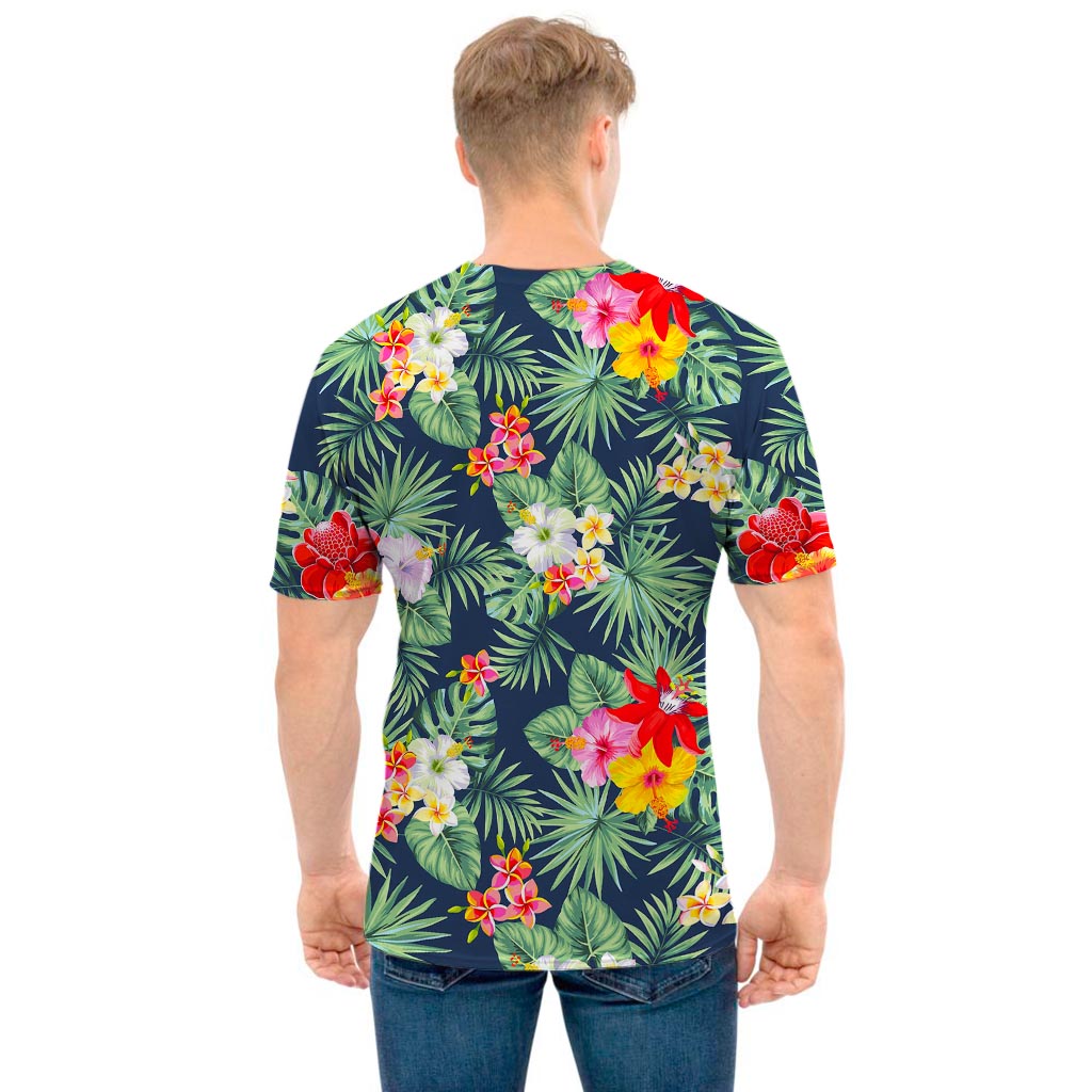 Summer Tropical Hawaii Pattern Print Men's T-Shirt