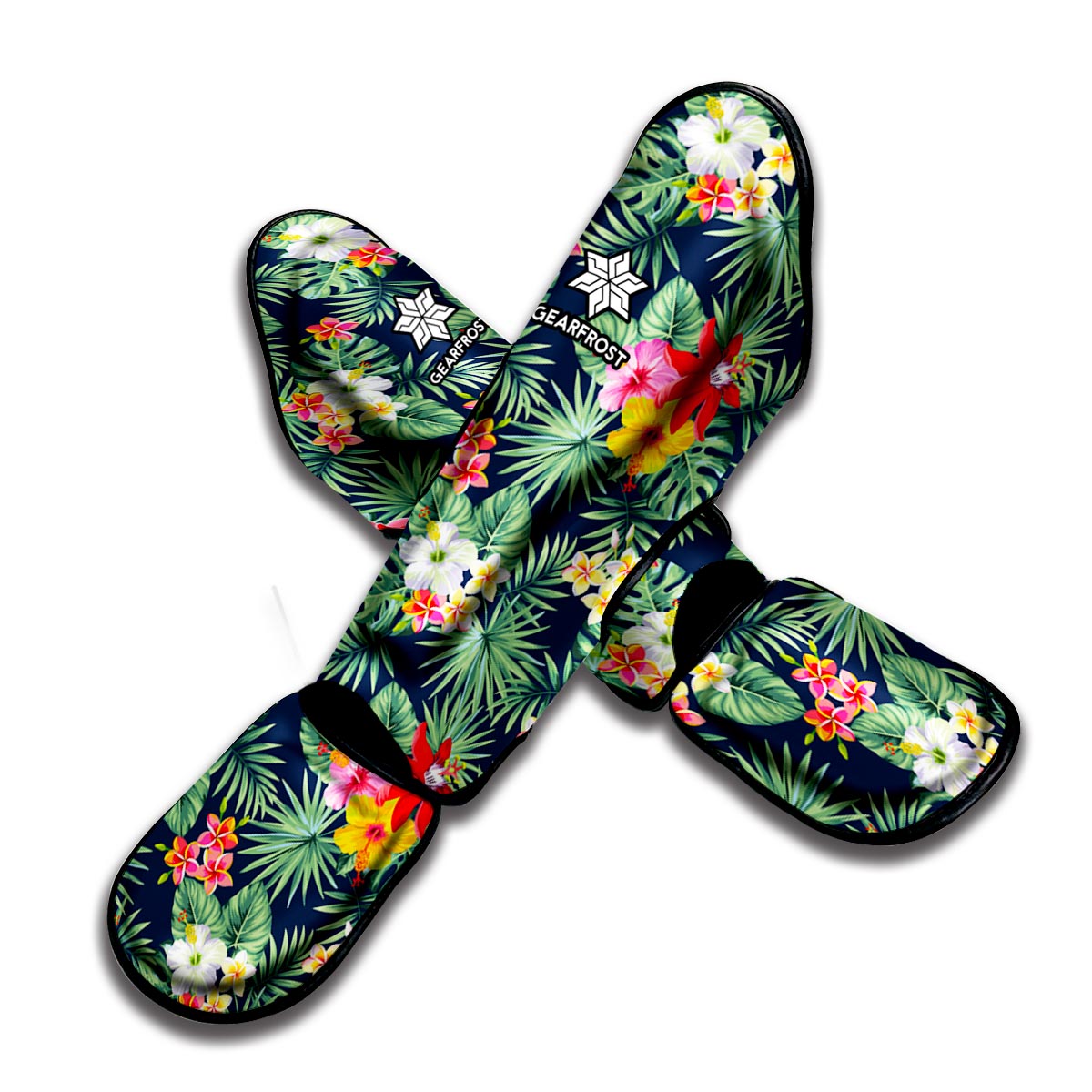 Summer Tropical Hawaii Pattern Print Muay Thai Shin Guard
