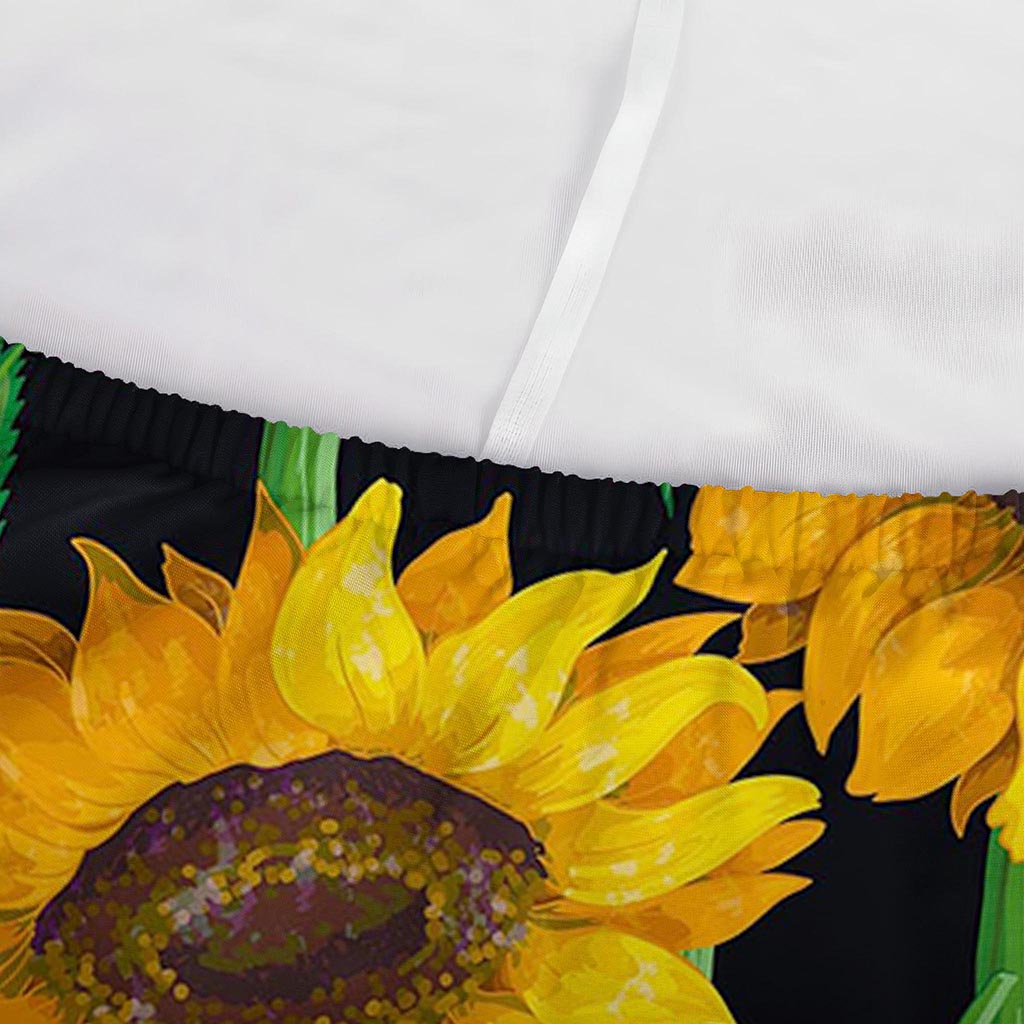 Sunflower Pattern Print Sofa Cover