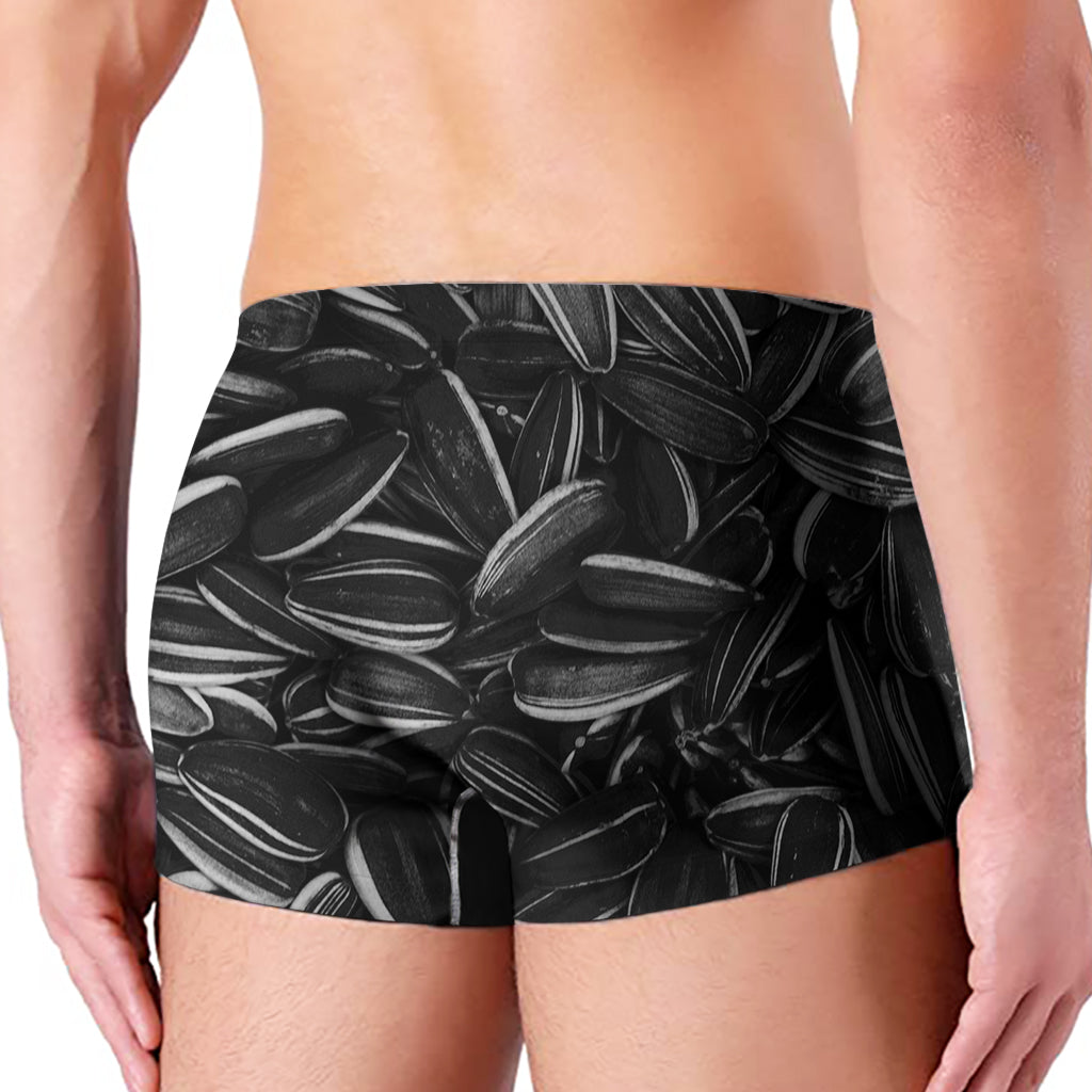 Sunflower Seeds Print Men's Boxer Briefs