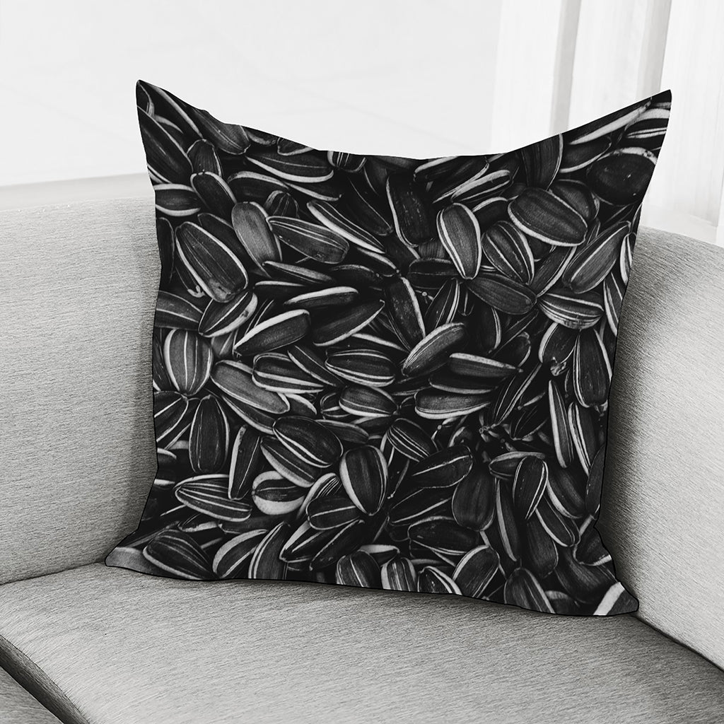 Sunflower Seeds Print Pillow Cover