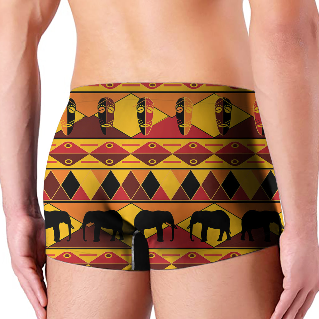 Sunset African Tribal Pattern Print Men's Boxer Briefs