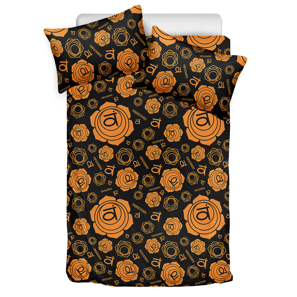 Swadhisthana Chakra Pattern Print Duvet Cover Bedding Set