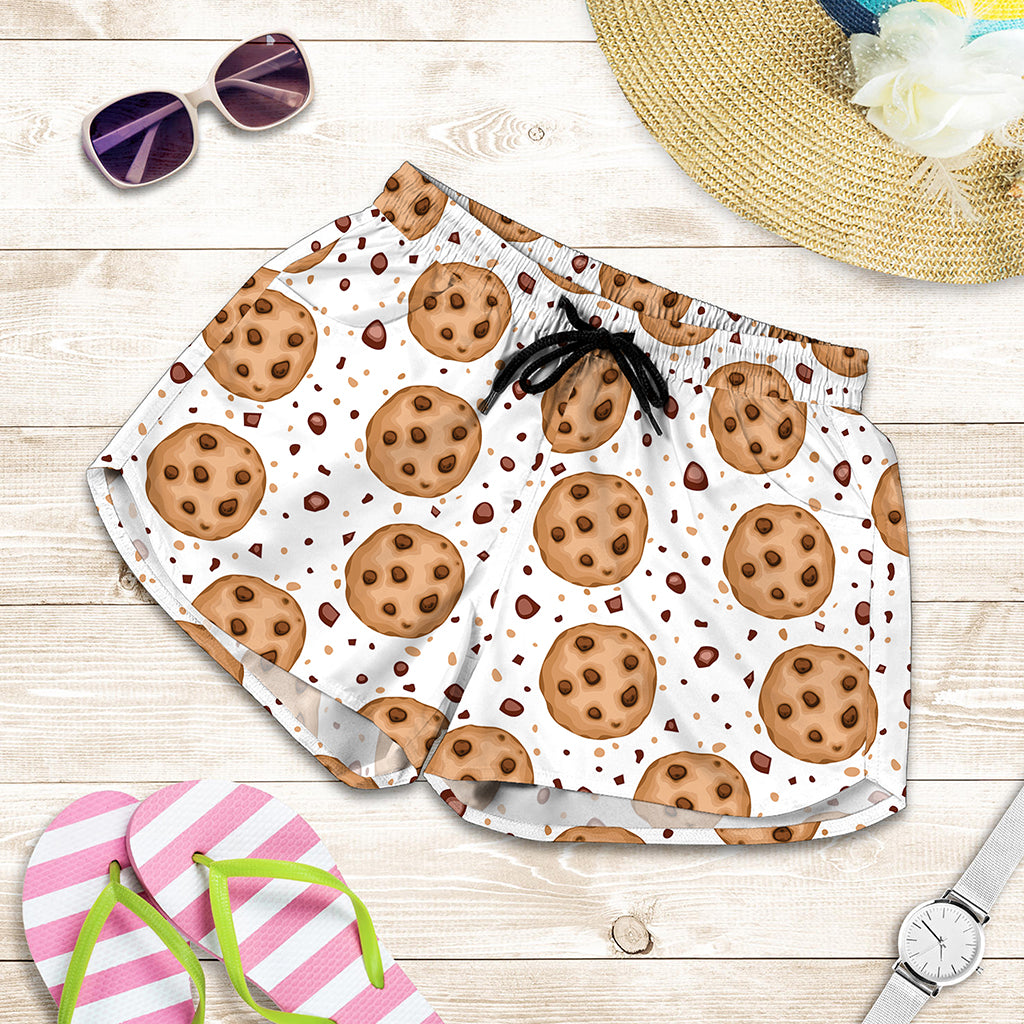 Sweet Cookie Pattern Print Women's Shorts