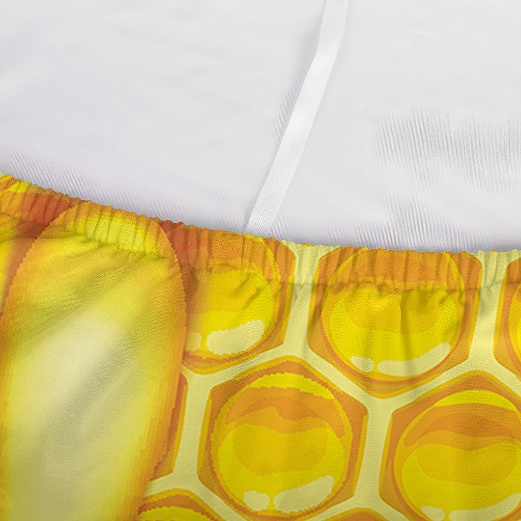 Sweet Honey Bee Hive Print Sofa Cover