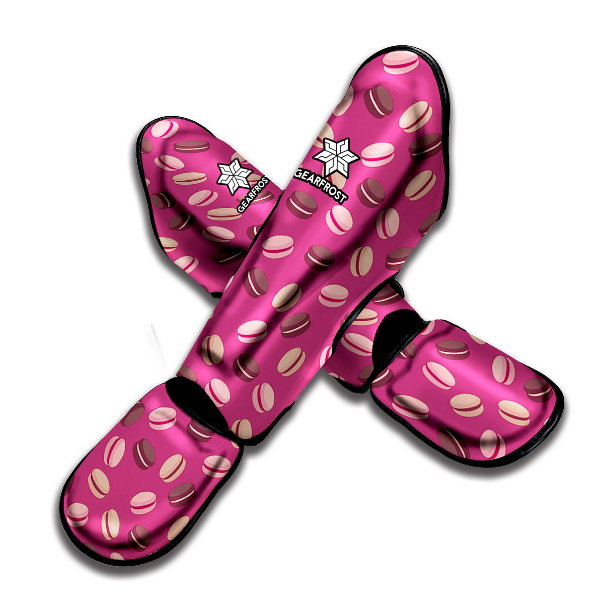 Sweet Macarons Pattern Print Muay Thai Shin Guard