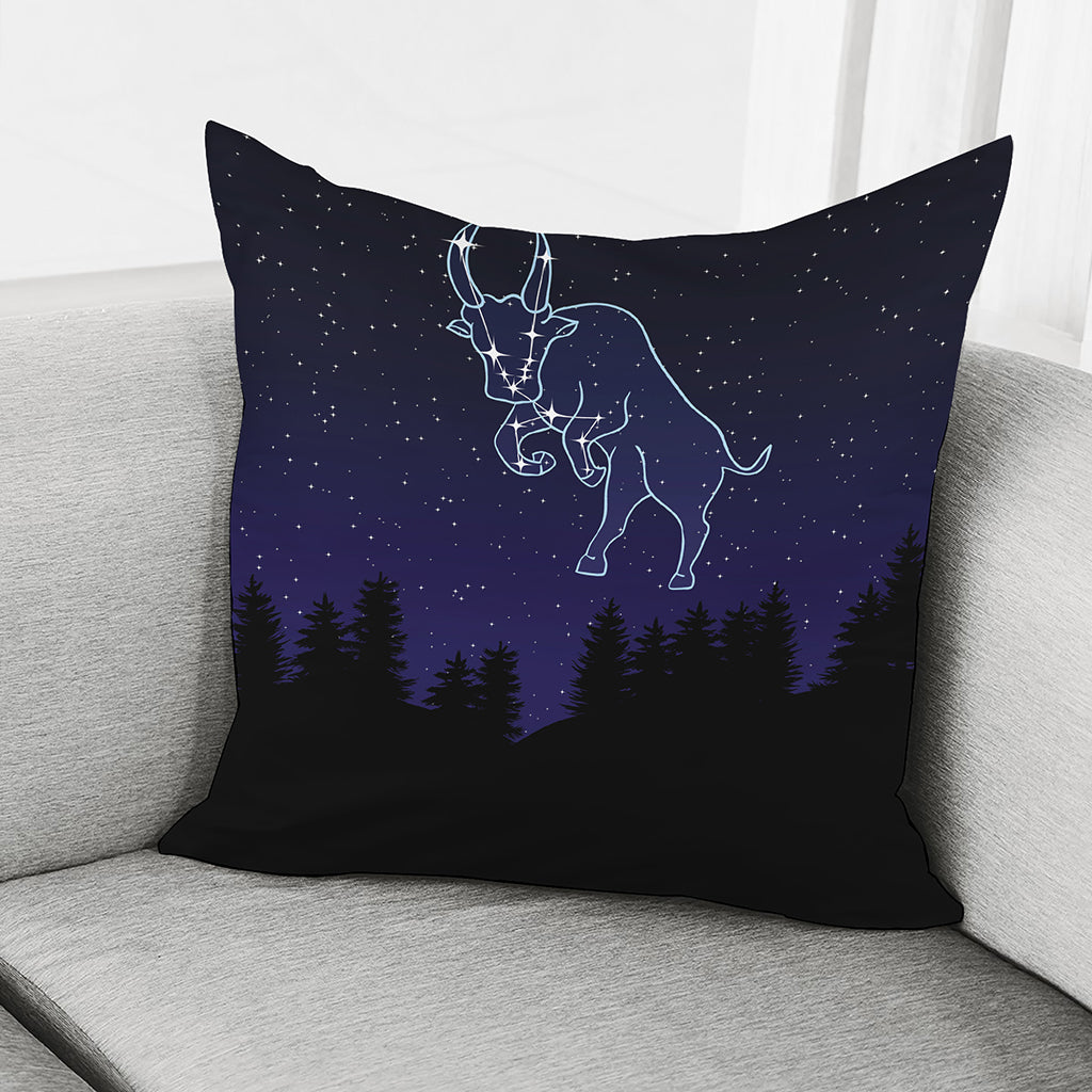 Taurus Constellation Print Pillow Cover