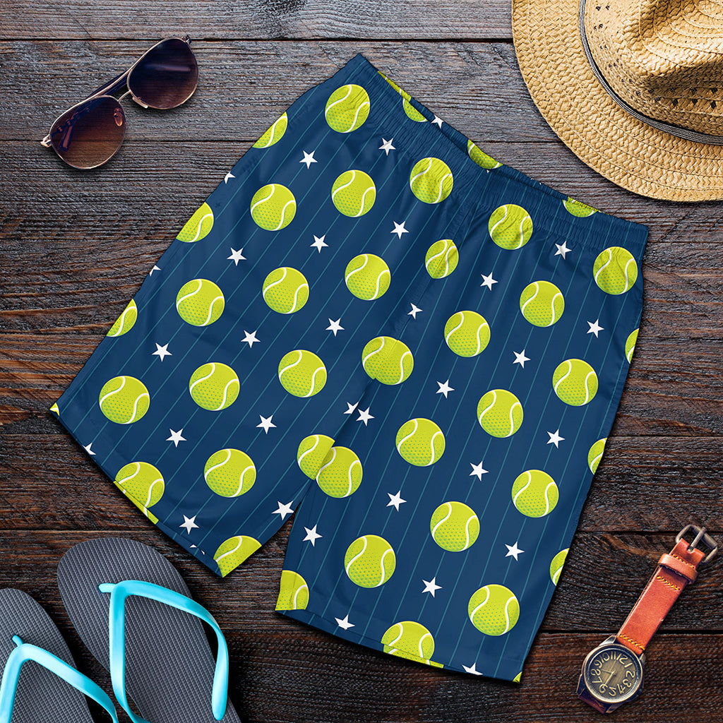 Tennis Sport Pattern Print Men's Shorts