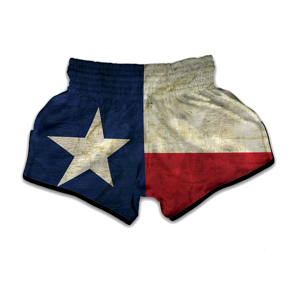 Texas Flag Print Muay Thai Boxing Shorts