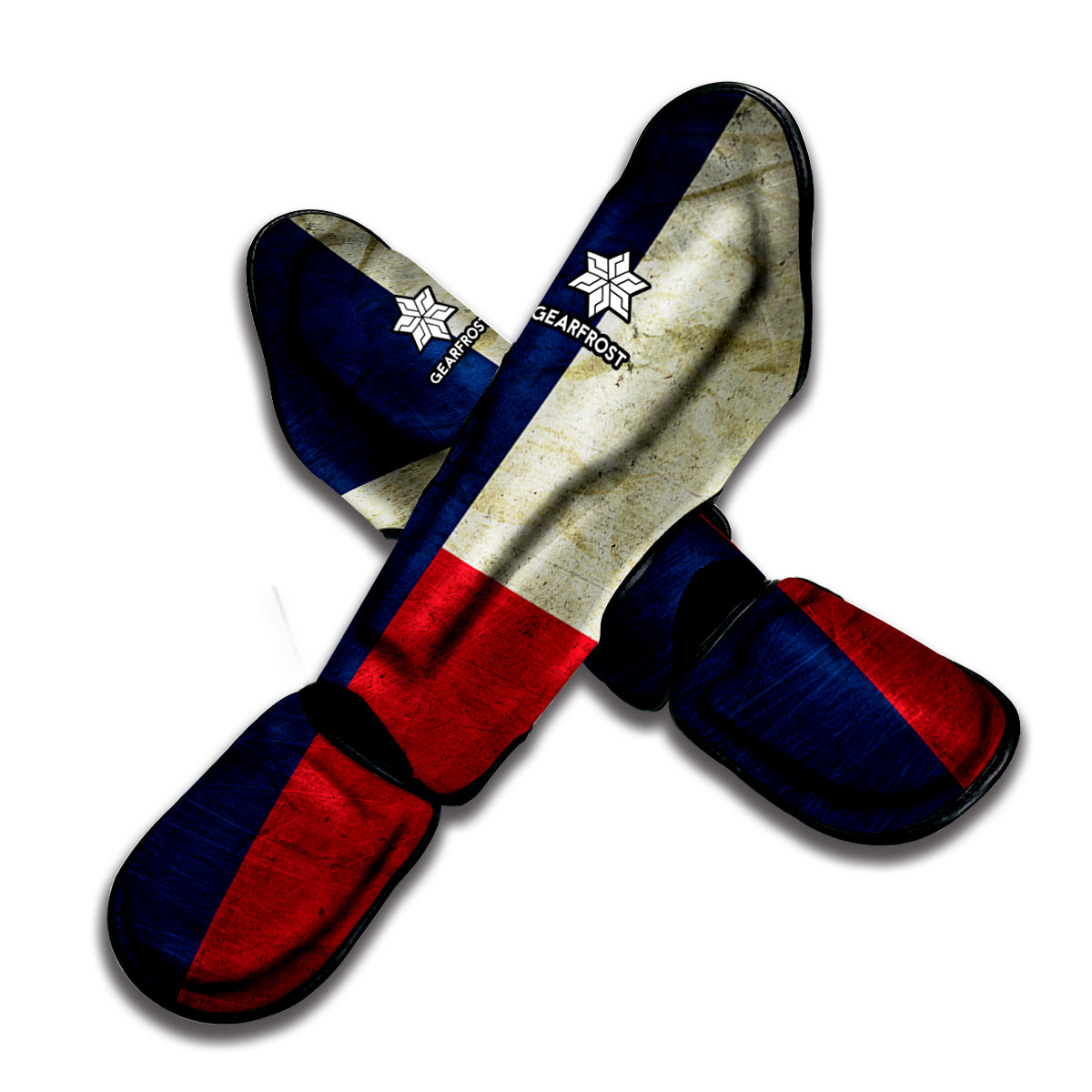 Texas Flag Print Muay Thai Shin Guard