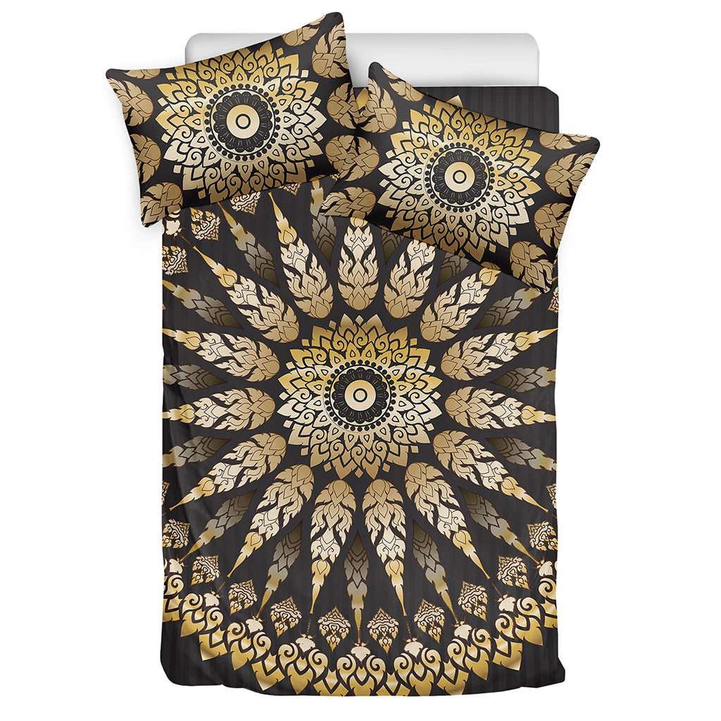Thai Mandala Print Duvet Cover Bedding Set