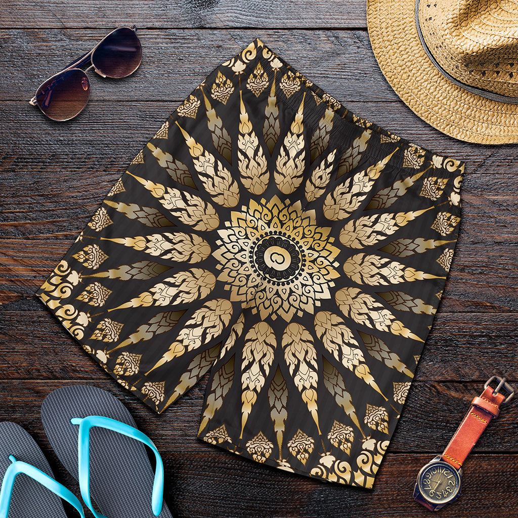 Thai Mandala Print Men's Shorts