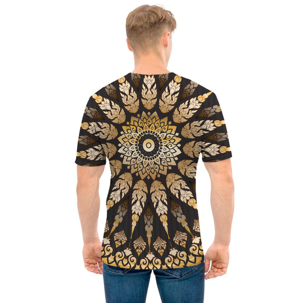 Thai Mandala Print Men's T-Shirt