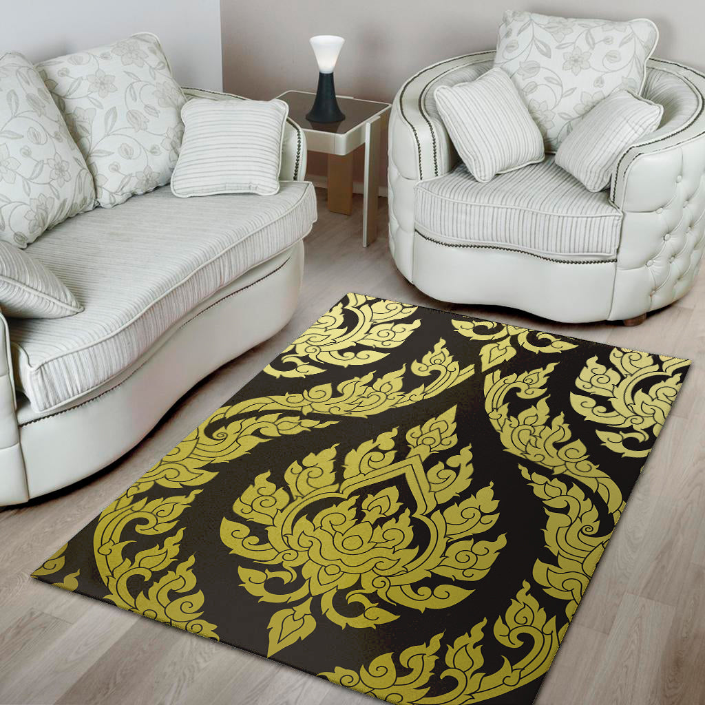 Thai Ornament Pattern Print Area Rug