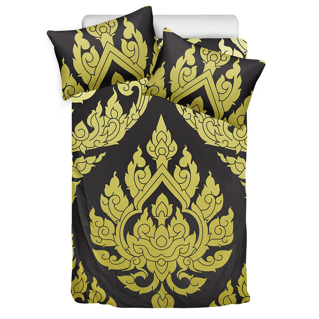 Thai Ornament Pattern Print Duvet Cover Bedding Set