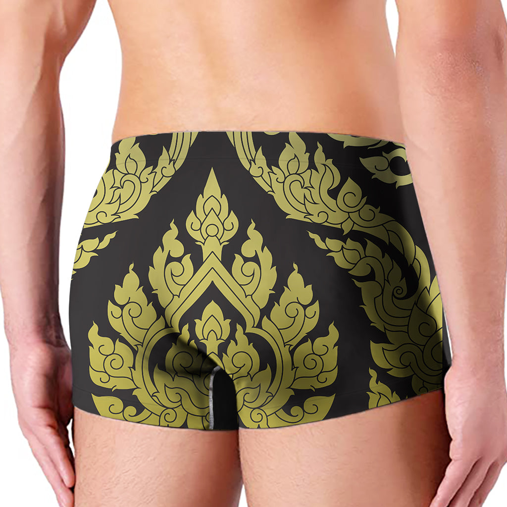 Thai Ornament Pattern Print Men's Boxer Briefs