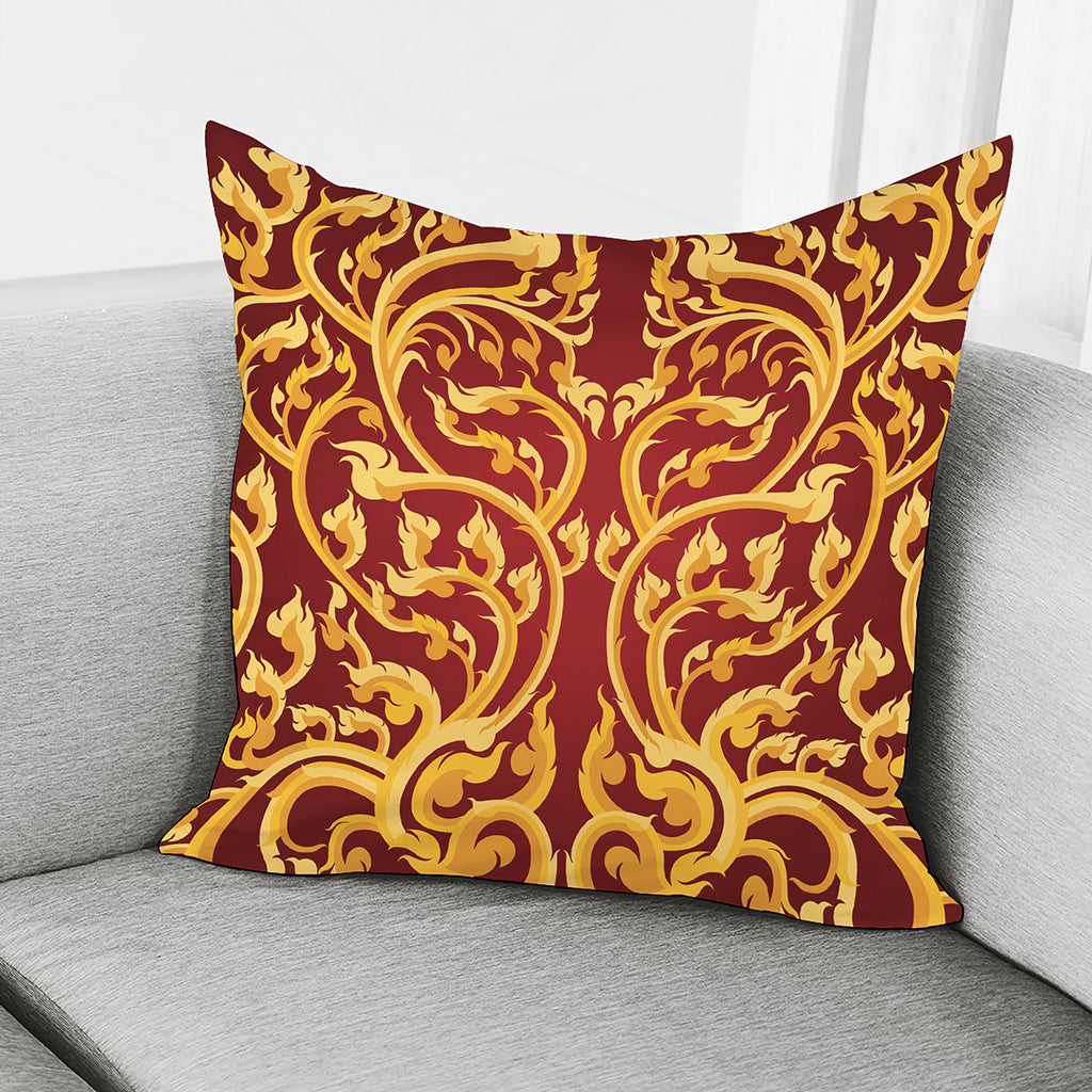 Thai Winding Vines Pattern Print Pillow Cover