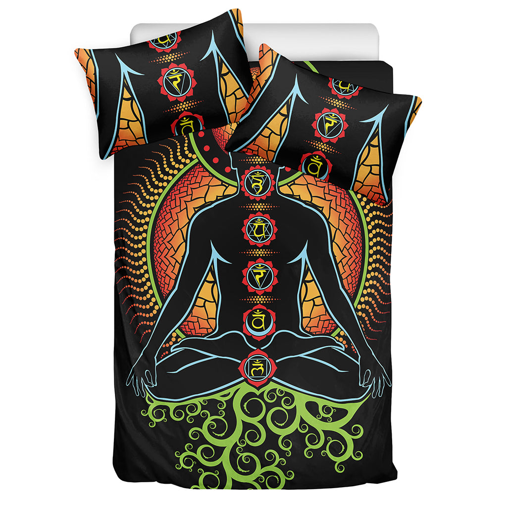The Seven Chakras Print Duvet Cover Bedding Set