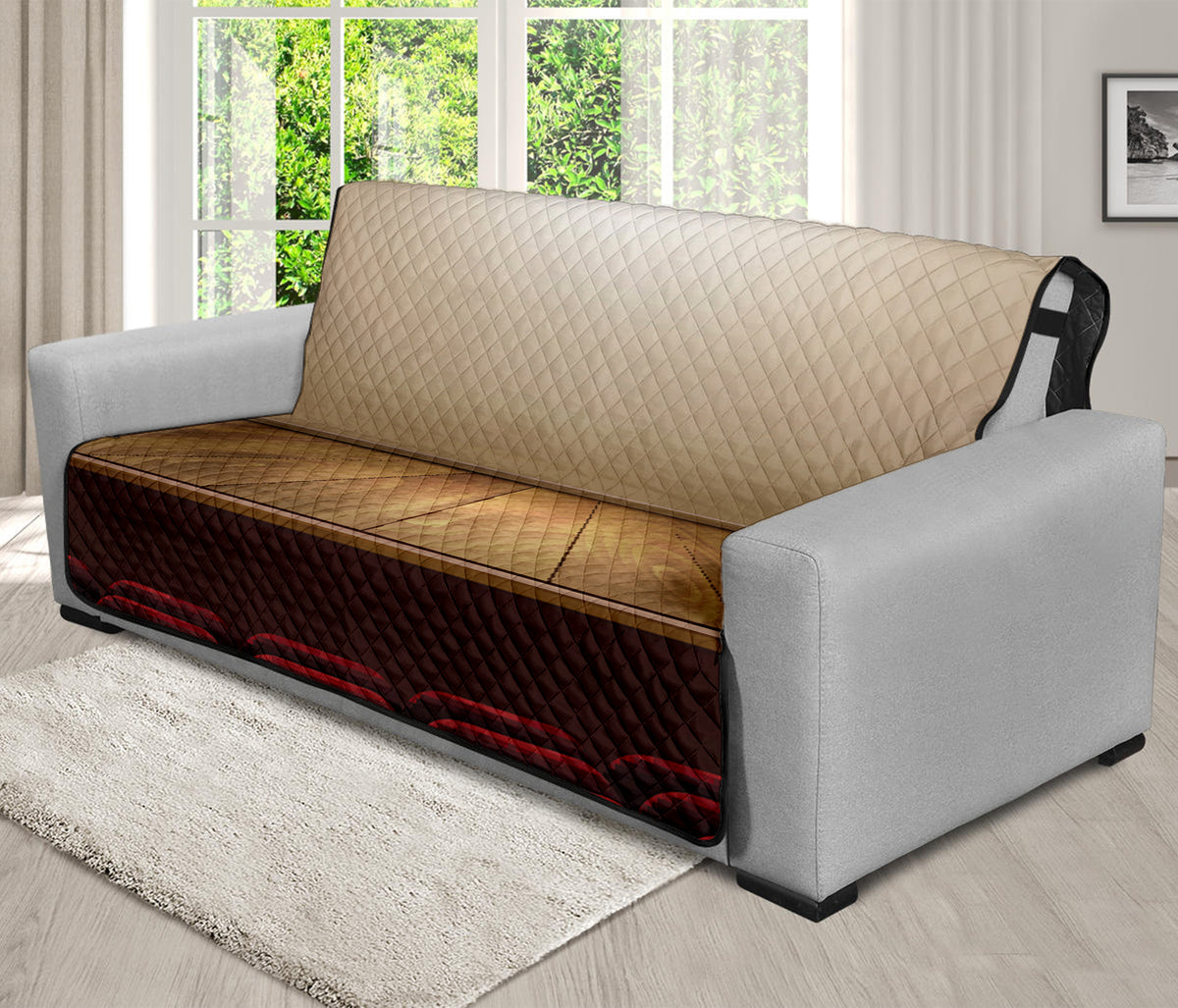 Theater Stage Print Futon Protector GearFrost