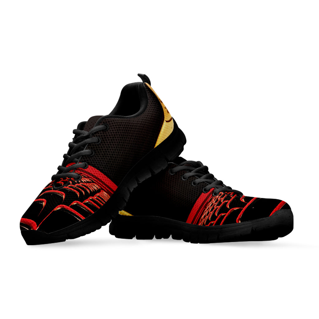 Theatre Stage Print Black Sneakers