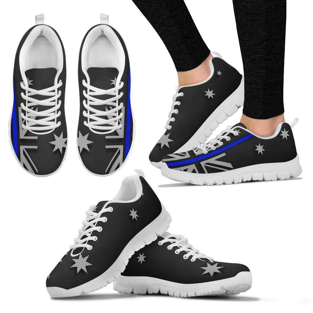 Thin Blue Line Australia Women's Sneakers GearFrost