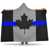 Thin Blue Line Canada Hooded Blanket GearFrost