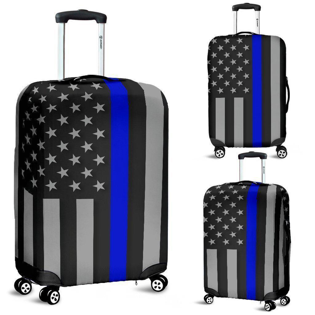 Thin Blue Line Luggage Cover GearFrost