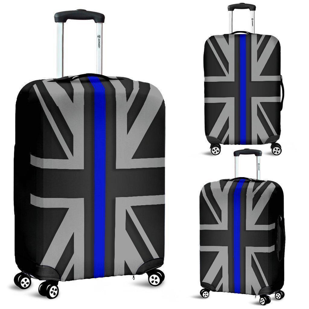 Thin Blue Line Union Jack Luggage Cover GearFrost