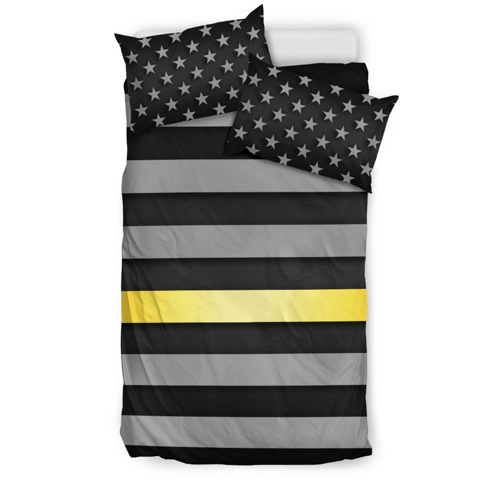 Thin Gold Line Duvet Cover Bedding Set GearFrost