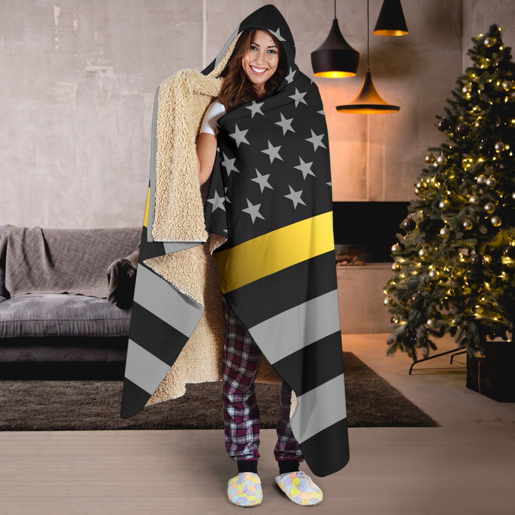 Thin Gold Line Hooded Blanket GearFrost