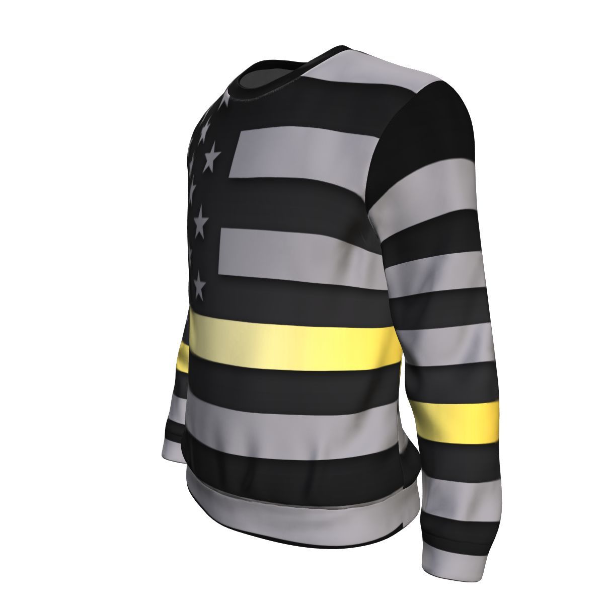 Thin Gold Line Unisex Crewneck Sweatshirt GearFrost