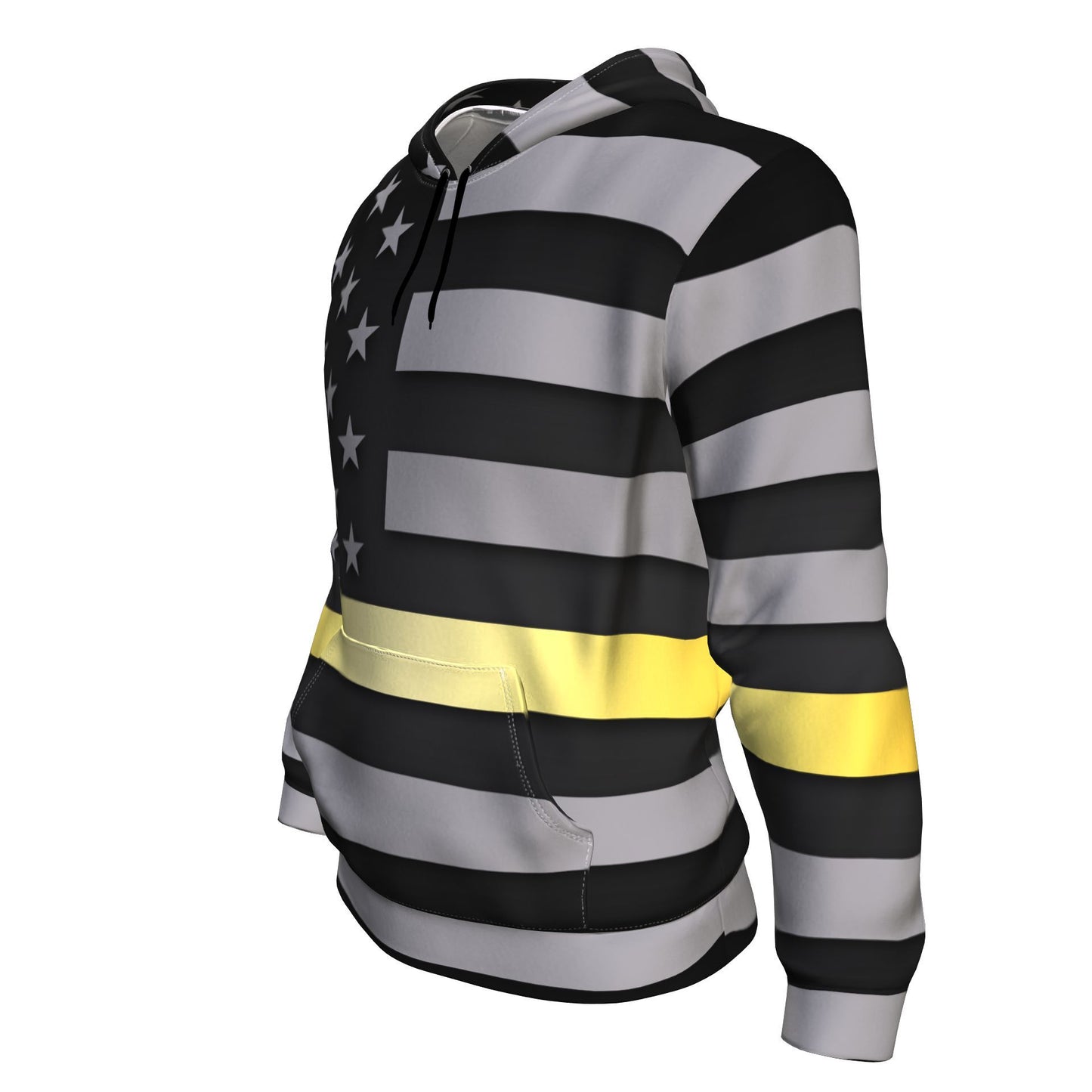 Thin Gold Line Unisex Pullover Hoodie GearFrost