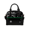 Thin Green Line Australia Leather Shoulder Handbag GearFrost