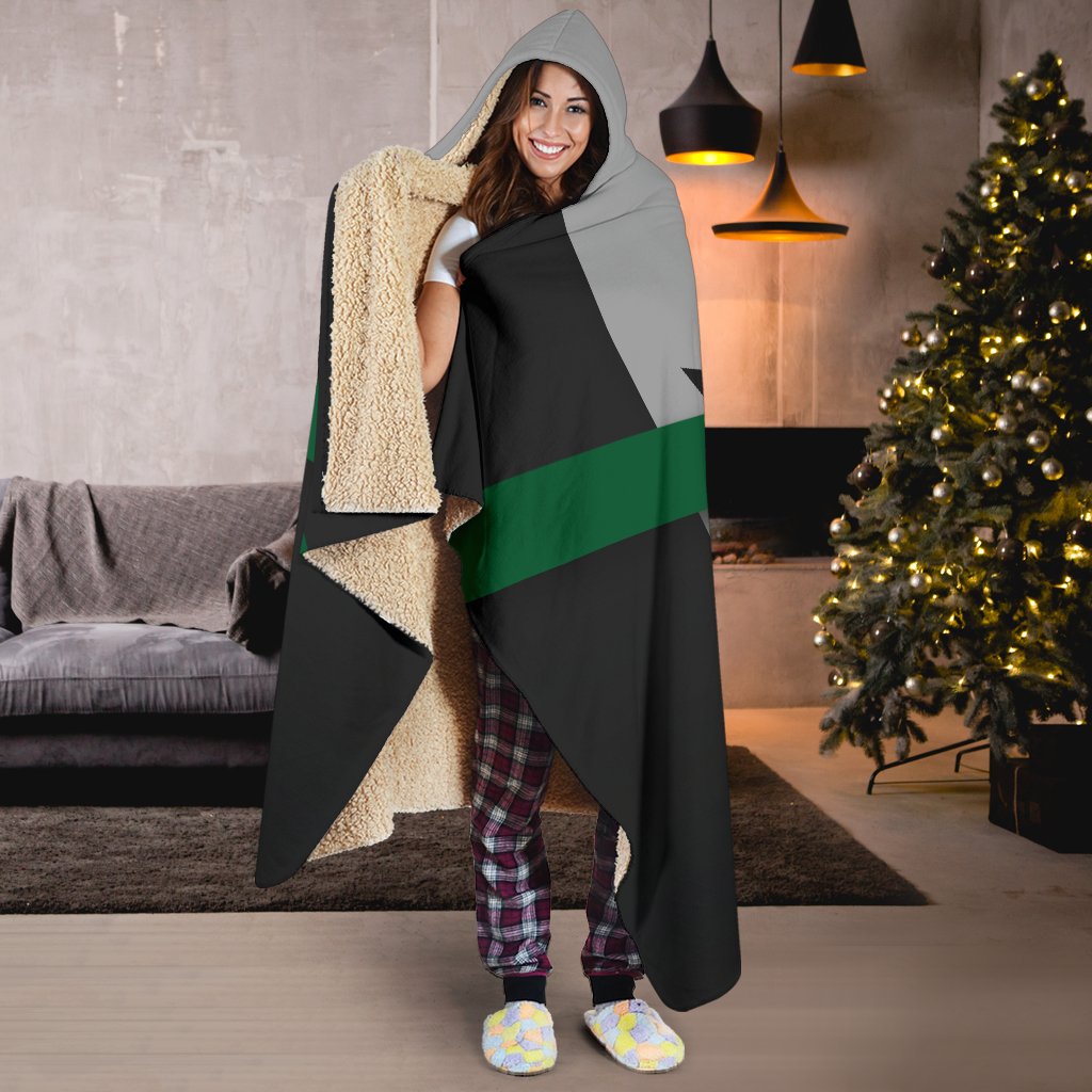 Thin Green Line Canada Hooded Blanket GearFrost