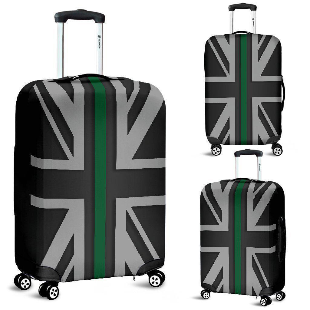 Thin Green Line Union Jack Luggage Cover GearFrost
